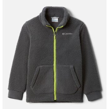 Columbia Jas Jongens, Rugged Ridge II Full Zip Sherpa DonkerGrijs, 57EWTBCHM